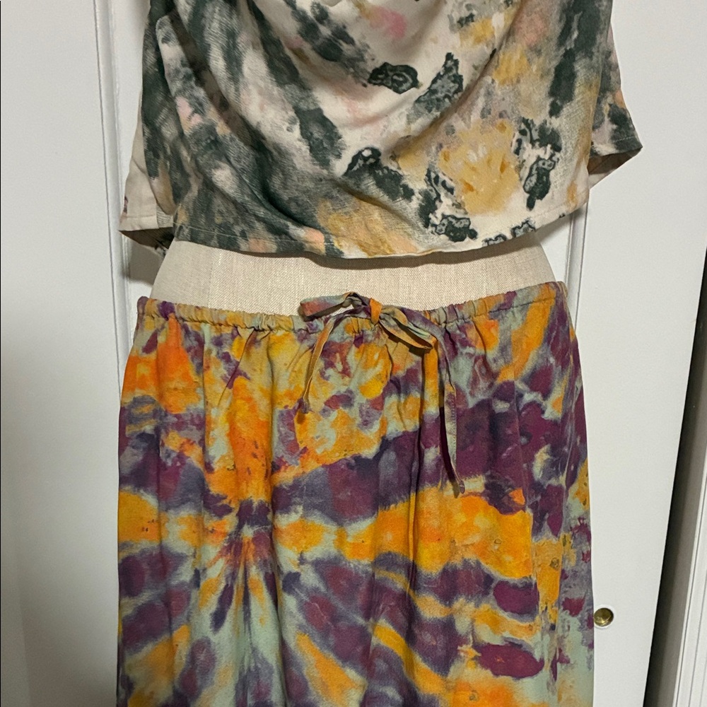 Free People Tie-Dye Halter Top and Skirt Set - Picture 4 of 7